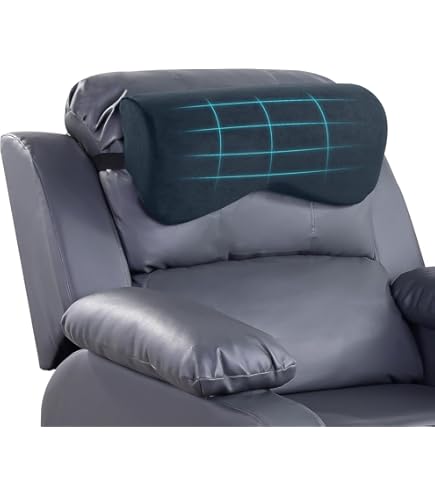 AmazeCov Non-Slip Head Pillow for Recliners - Neck Support Cushion